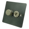 2 Gang Blank Switch Plate (No Switches or Dimmers) - Please select your combination of 2 switches or dimmers from the items below.