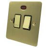 With Neon - Fused outlet with on | off switch and indicator light : Black Trim