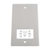 Dual voltage socket used for electric toothbrushes, shavers etc : White Trim