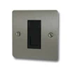 1 Gang RJ45 Cat 6 Socket : Black Trim