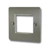 Single 2 Module Plate - the Single Module Plate will accept up to 2 Modules