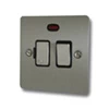 With Neon - Fused outlet with on | off switch and indicator light : Black Trim