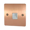 1 Gang Telephone Master Socket : White Trim