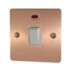 20 Amp Double Pole Switch with Neon : White Trim