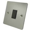 1 Gang 2 Way Light Switch : Black Trim