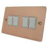 4 Gang 10 Amp 2 Way Light Switches : White Trim