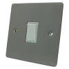 1 Gang 2 Way Light Switch : White Trim