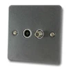 TV | Satellite Socket : White Trim