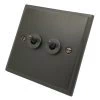 2 Gang 20 Amp 2 Way Toggle (Dolly) Light Switches