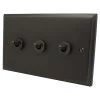 3 Gang 20 Amp 2 Way Toggle Light Switches