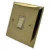 1 Gang 2 Way Light Switch : White Trim