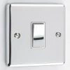 1 Gang Intermediate Light Switch : White Trim