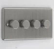 4 Gang 100W 2 Way LED (Trailing Edge) Dimmer (Min Load 1W, Max Load 100W)