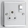 1 Gang - For table lamp lighting circuits : White Trim